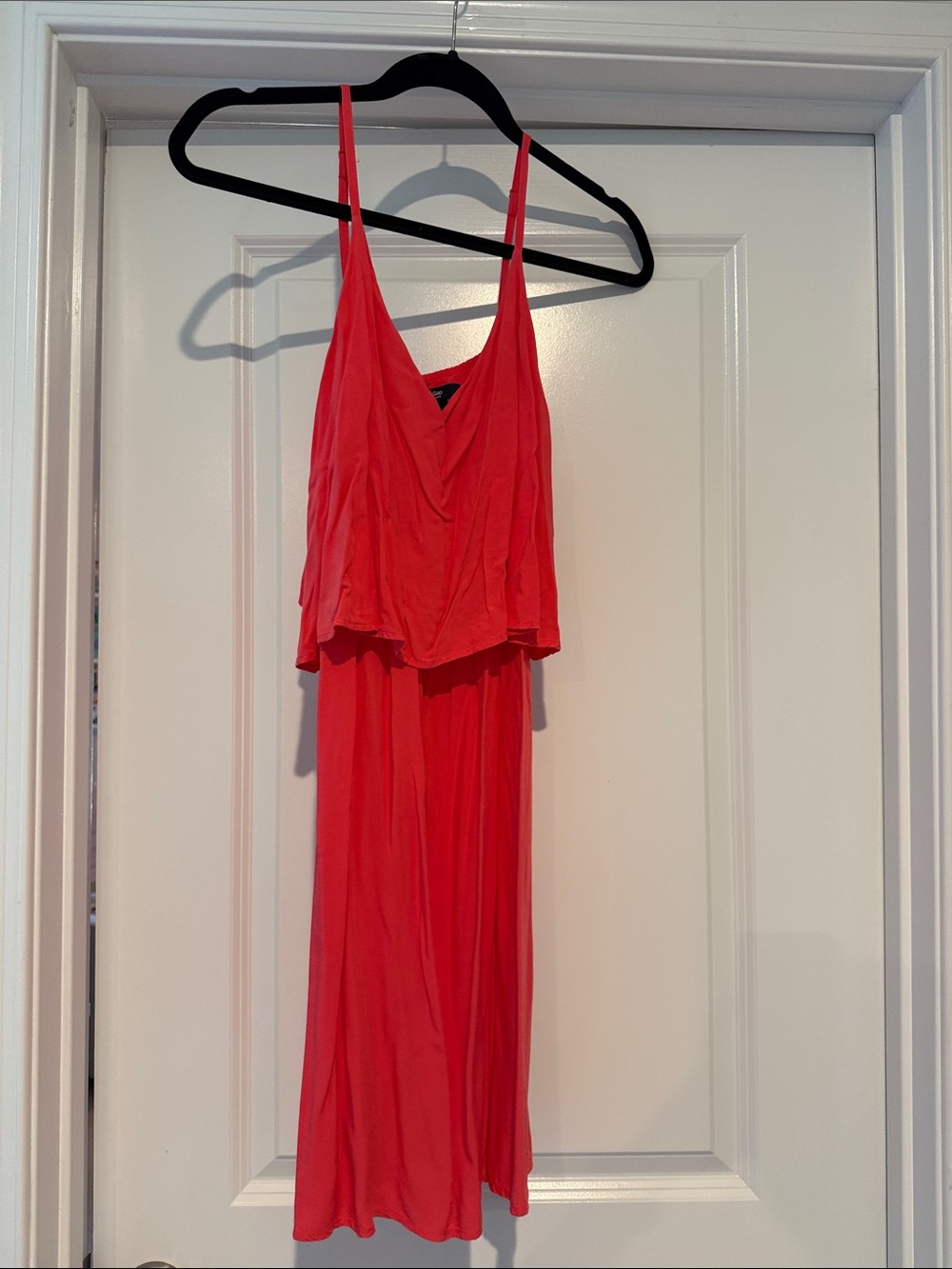 GAP Coral Sleeveless Maxi Dress